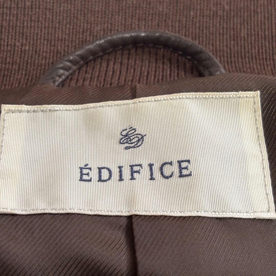 ✨美品✨EDIFICE エディフィス レザージャケット 羊革 ラムレザーML