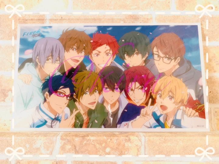 Free! 劇場限定特典 超希少メモリアル特大クリアフォト[集合写真]