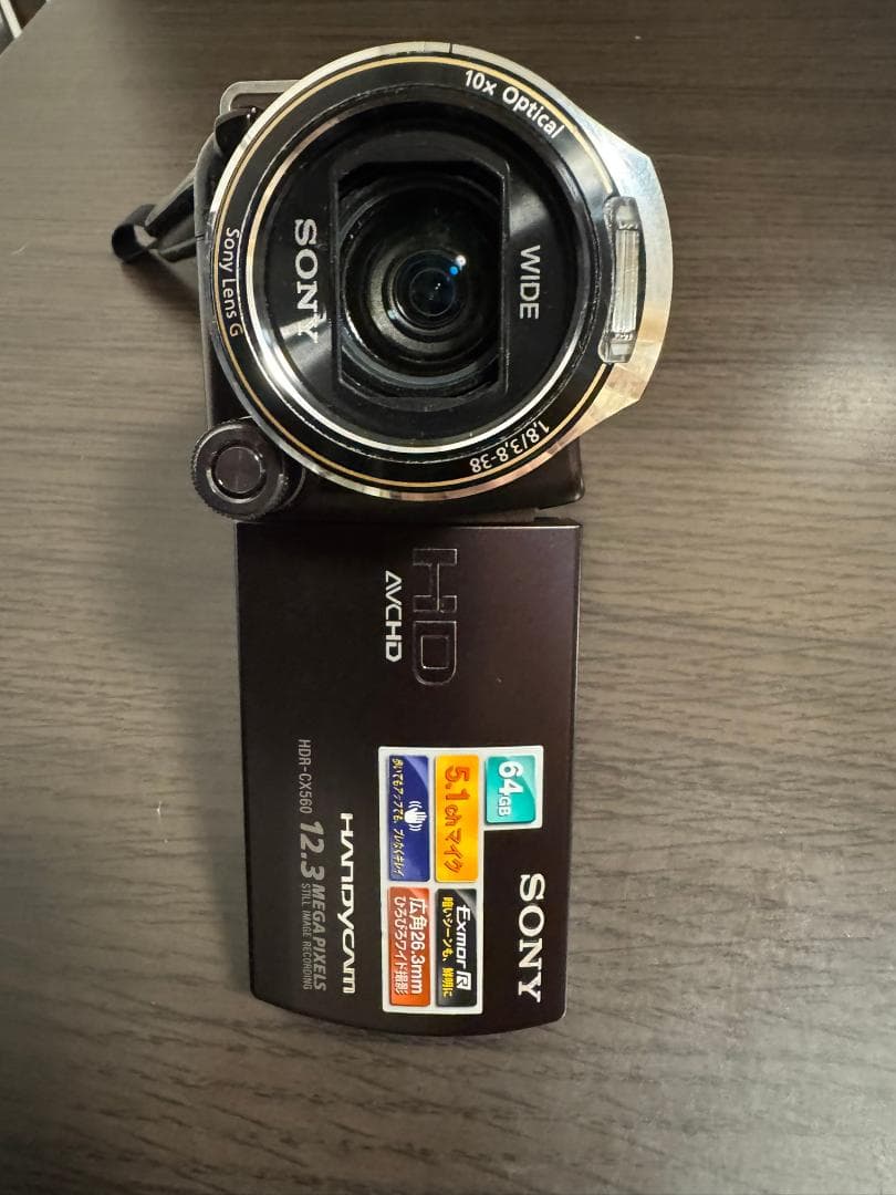 【動作確認】デジタルビデオカメラ SONY HDR-CX560V