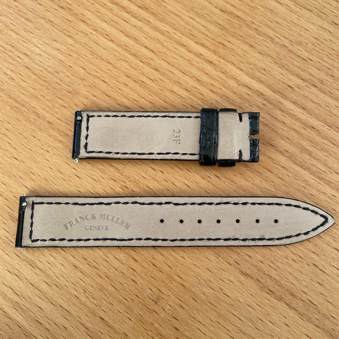 FRANCK MULLER レザーベルト 16mm ブラック