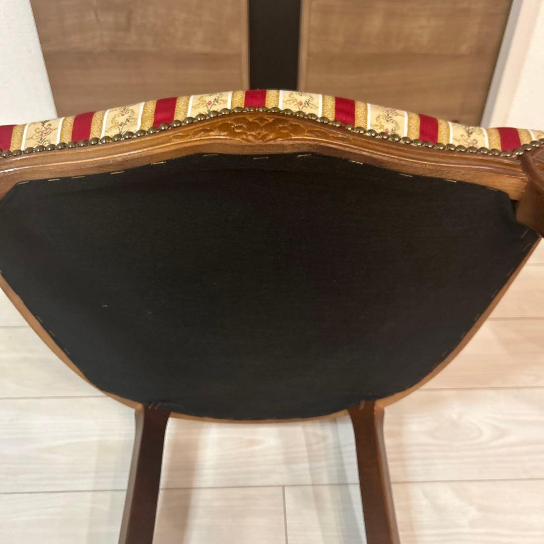 【美品】イタリア製　アームチェア　ダイニングチェア