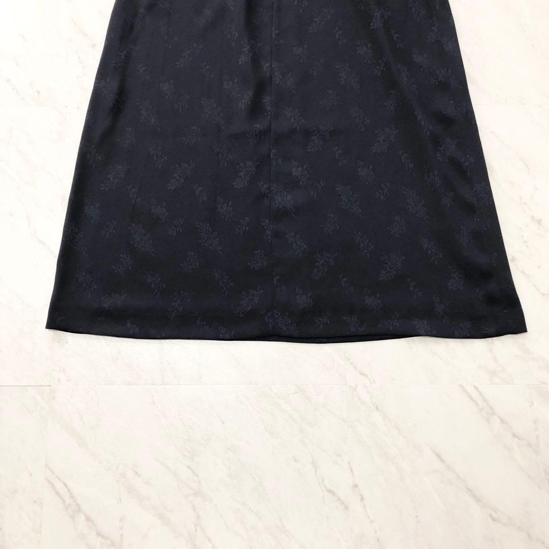 未使用級❤️form forma マザーズドレス　レース　ジャガード　ネイビー
