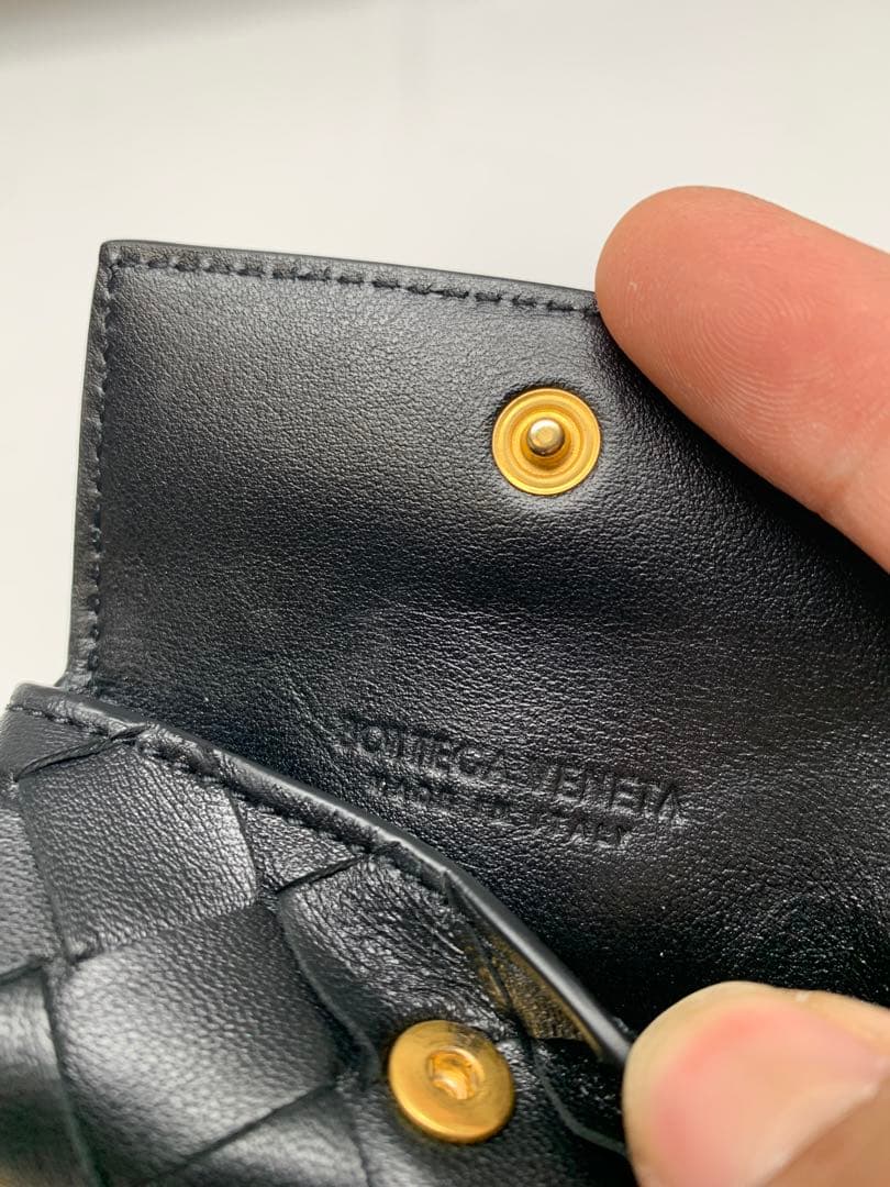 超美品　BOTTEGA VENETA Card Case On Chain