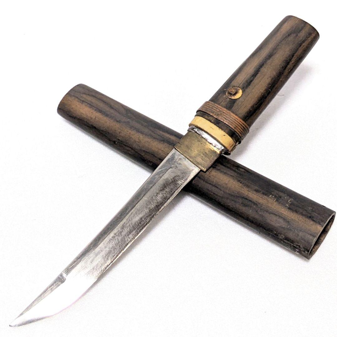 【小刀・短刀】残欠刀 残欠造り 工作用ナイフ 和式ナイフ【合法サイズ・確認済み】