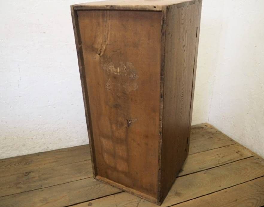 1051 アンティーク　木製トランク　木箱　収納ケース　センターテーブル　レトロ