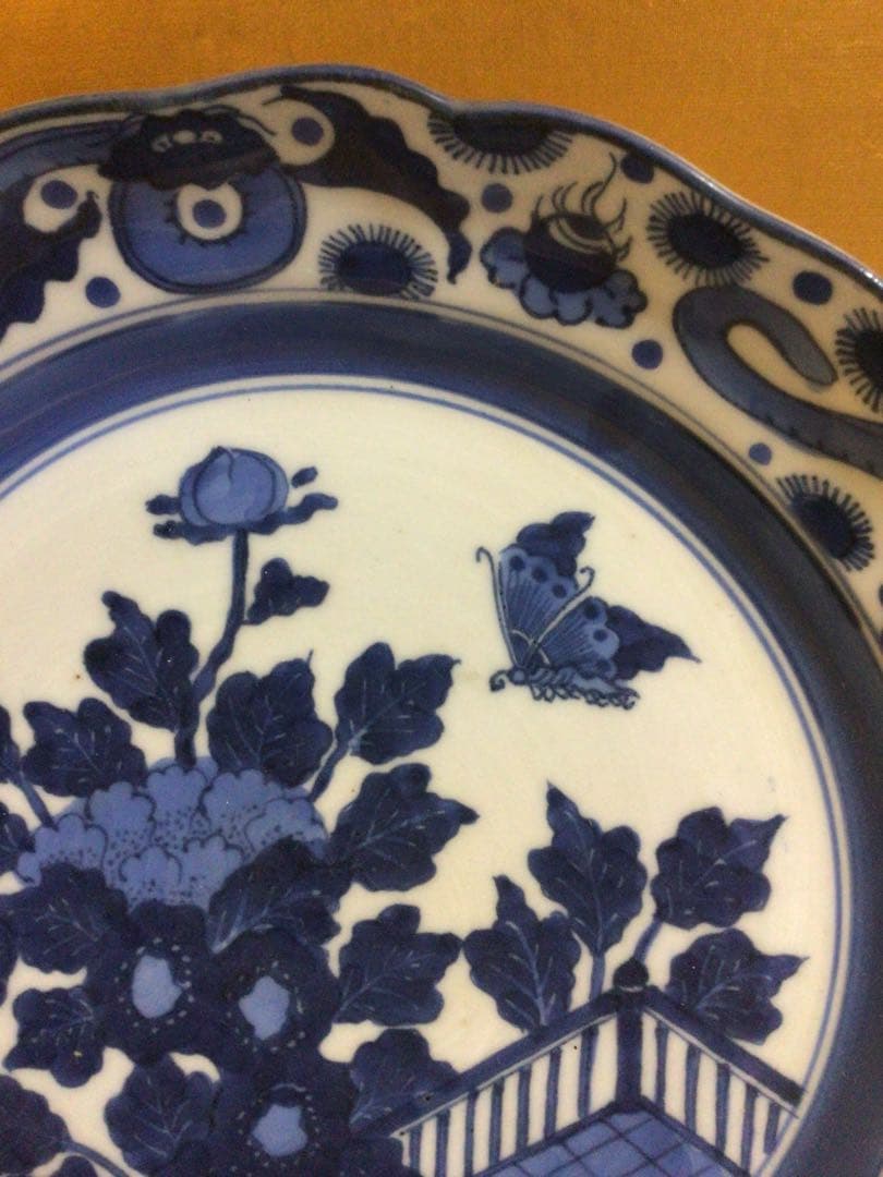 古伊万里 直径約23センチ 皿