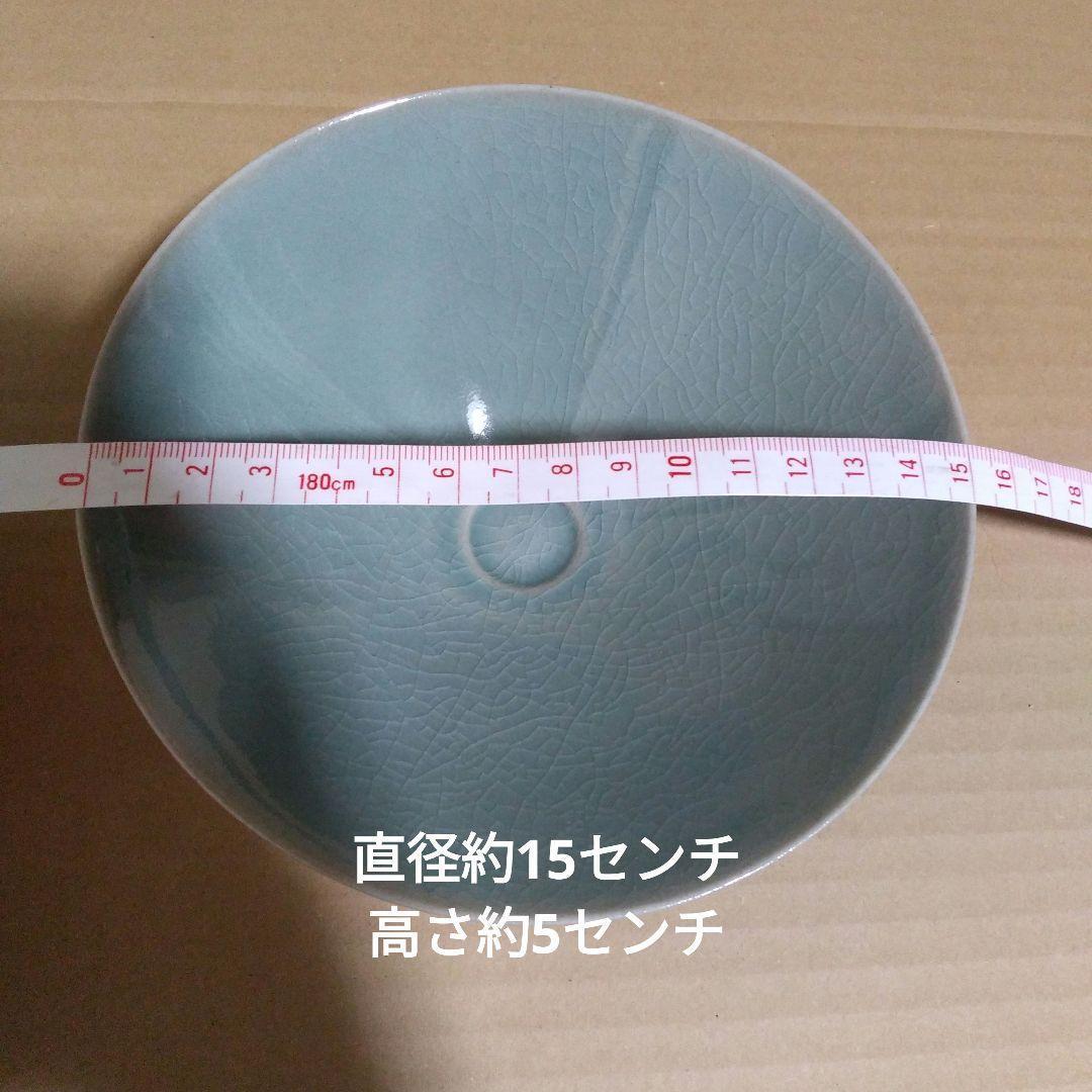金福漢　青磁　茶碗