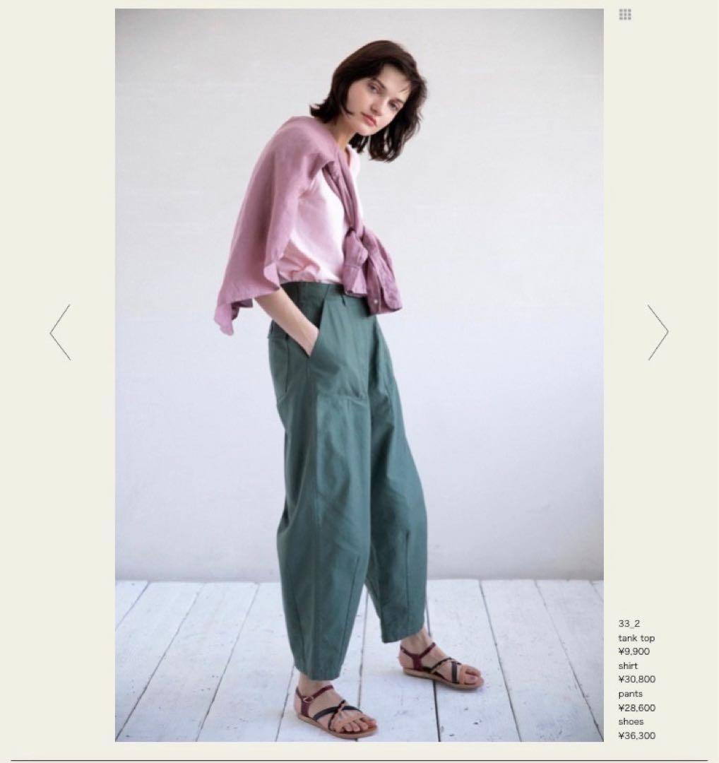 RHCロンハーマン　ワイドミリタリーパンツ（カーキ）