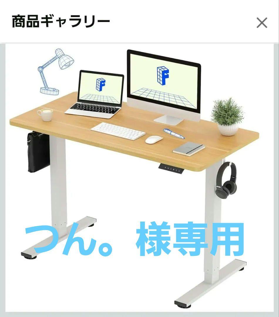 つん。　FLEXISPOT 電動昇降式デスク E3B-JA ニトリの天板付