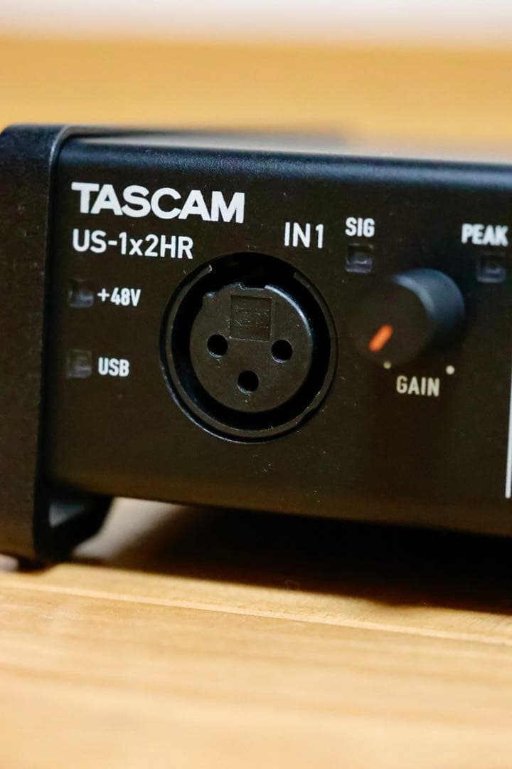 TASCAM US-1x2HR オーディオインターフェイス