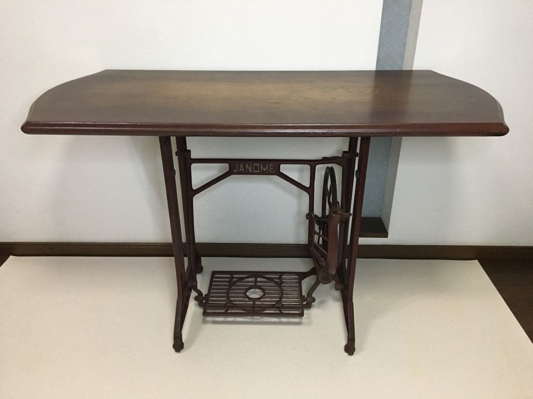 天板部のみ　ジャノメ 足踏み ミシンテーブル 飛騨産業の天板 リメイクテーブル