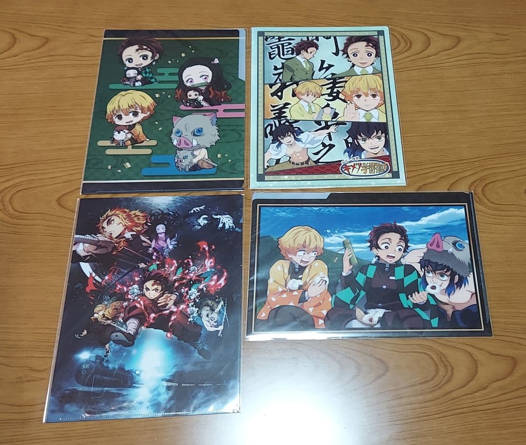 鬼滅の刃 クリアファイル 24枚 & ランチョンマットケース 10枚 セット