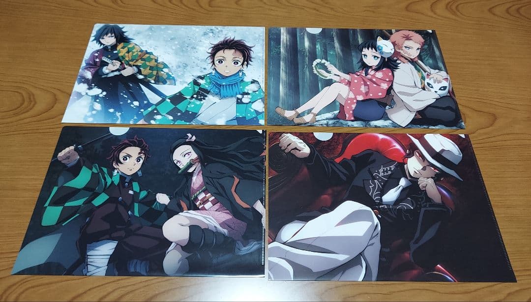 鬼滅の刃 クリアファイル 24枚 & ランチョンマットケース 10枚 セット