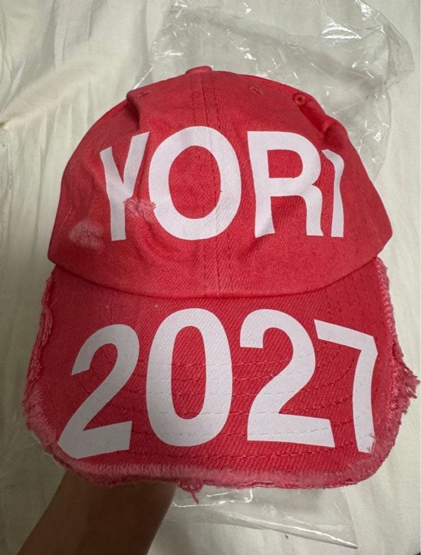 YORI 2027 ピンクキャップ