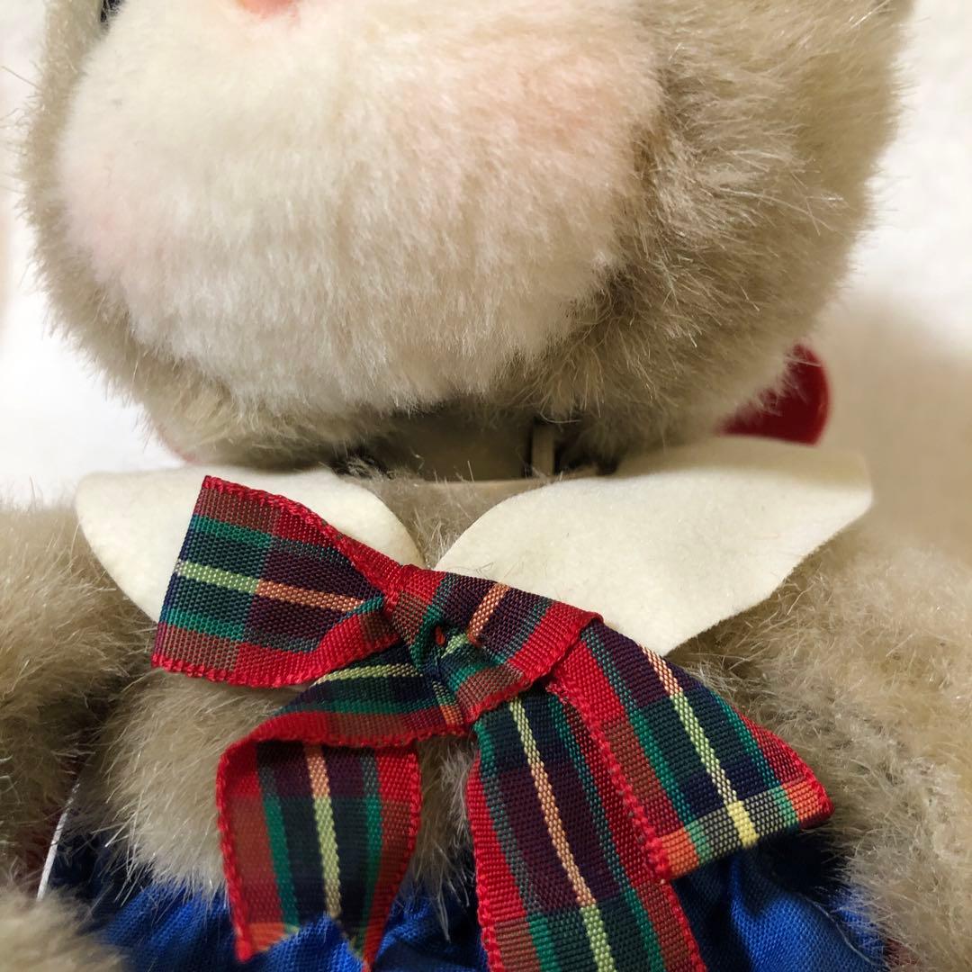 昭和レトロ【セキグチ】オルゴール　首振り　うさぎ　ぬいぐるみ　ロッキンチェアー