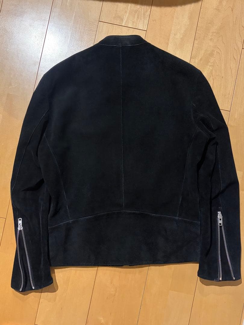 【Maison Margiela】5zip ライダース（ブラック/スエード）