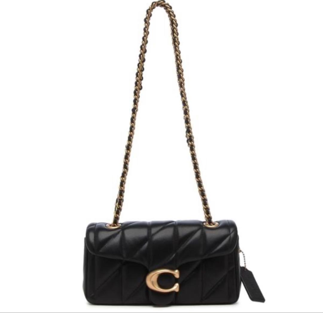 COACH CP149コーチ タビー ショルダー バッグ チェーン20 ブラック