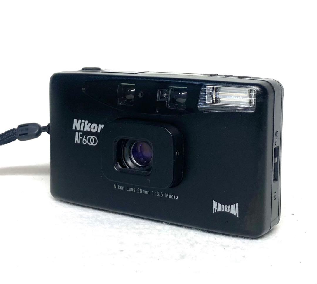 【完動品 極美品】NIKON AF600 コンパクトフィルムカメラ 純正ケース付