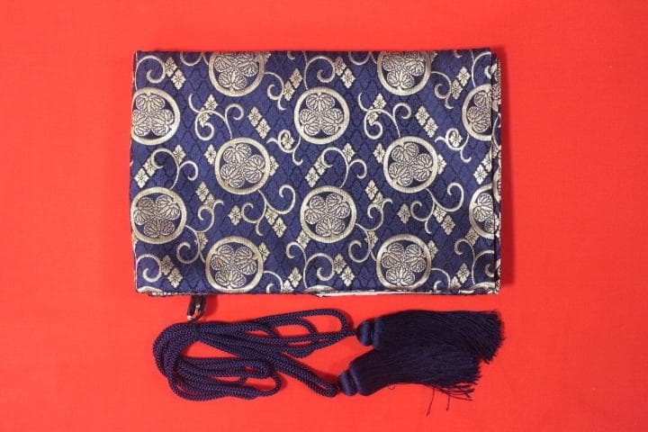 太刀用 葵紋 厚 拵え袋 全長134㎝×21㎝（拵え全長：103㎝～109㎝）