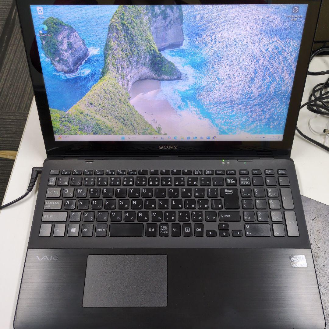 【訳あり】ソニーVAIO ノート Corei7 12GB SSD512G A88