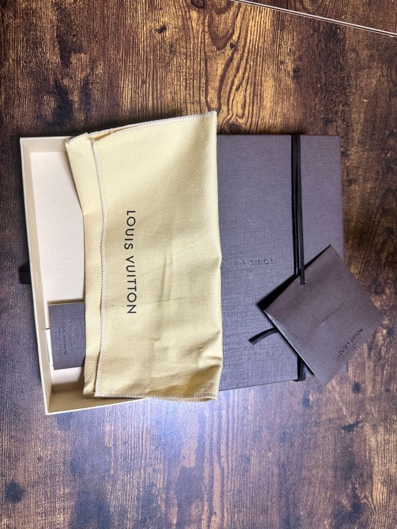【Louis Vuitton】二つ折り財布 ブラウン/オリジナル財布/袋・箱付き