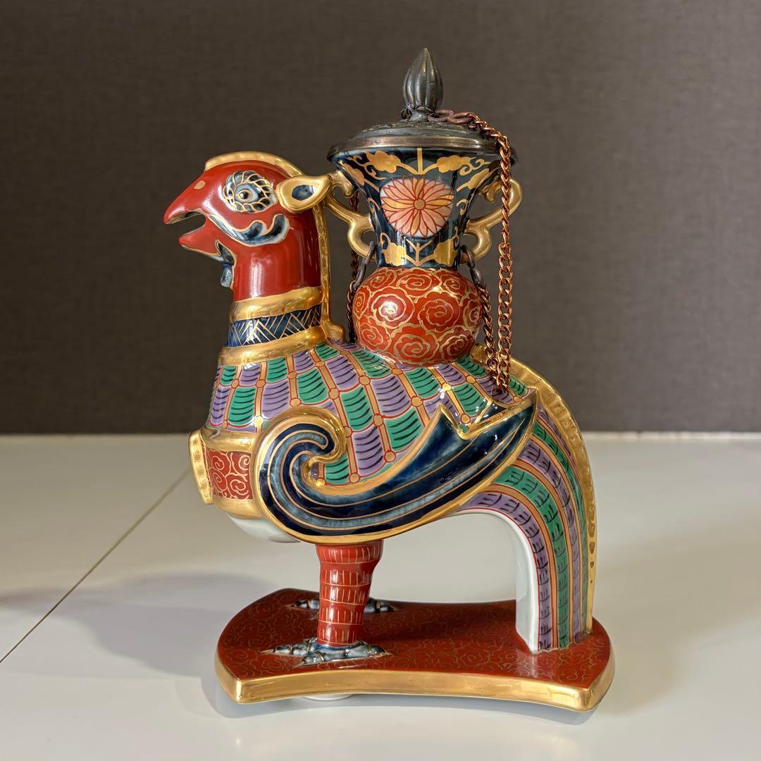 波佐見焼 林九郎窯 古伊万里様式 置物 伊万里焼 有田焼 希少 ヴィンテージ