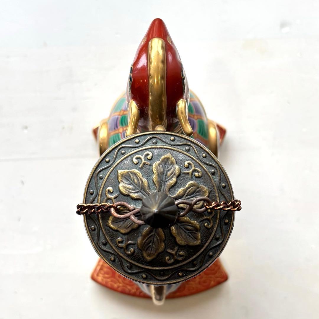 波佐見焼 林九郎窯 古伊万里様式 置物 伊万里焼 有田焼 希少 ヴィンテージ