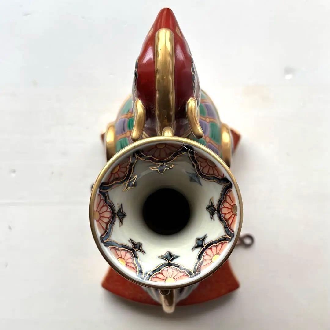 波佐見焼 林九郎窯 古伊万里様式 置物 伊万里焼 有田焼 希少 ヴィンテージ