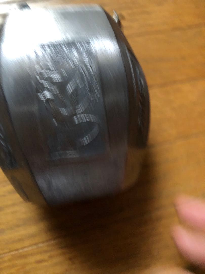 六角形 龍亀文様 錫製温酒器（酒壺）　真鍮取手付き　ビンテージ骨董