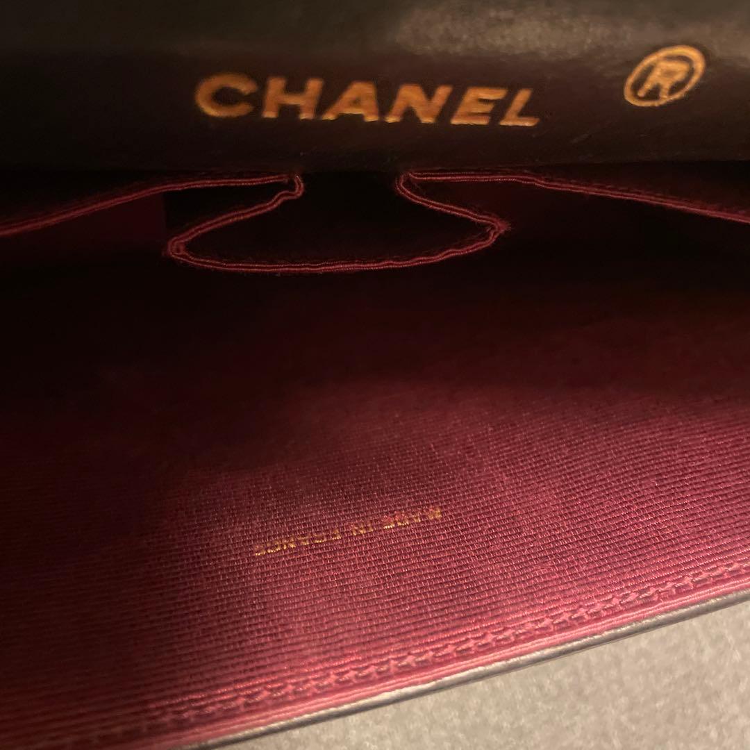 ノベルティ　CHANEL ブラック レザー ショルダーバッグ