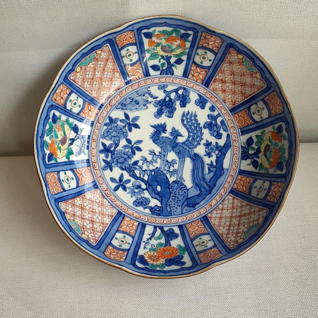 京焼　清水焼　昭阿弥　高野昭阿弥　色絵　芙蓉手　鉢