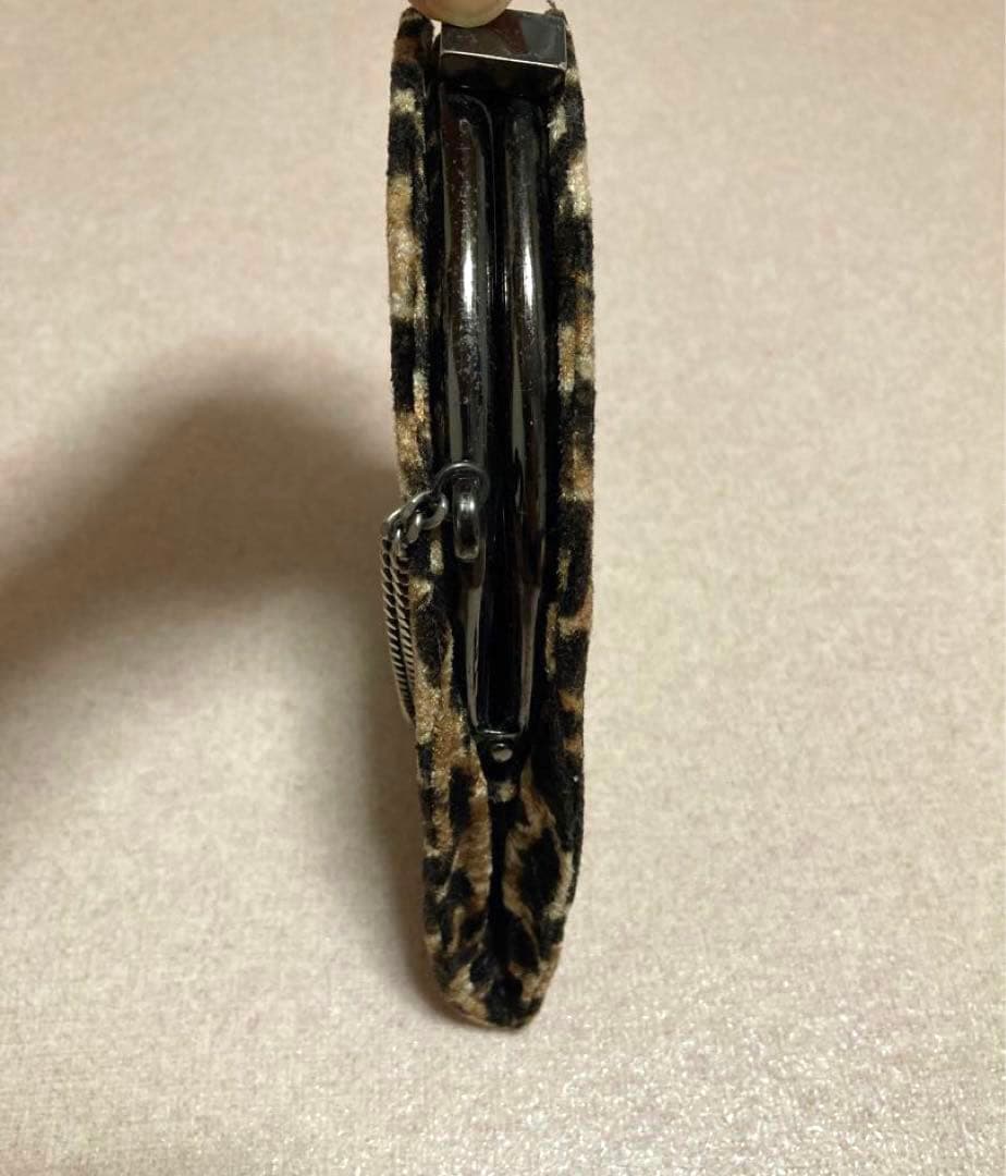 D&G ドルチェ&ガッパーナ ヒョウ柄 パーティー ポーチ がま口 アニマル