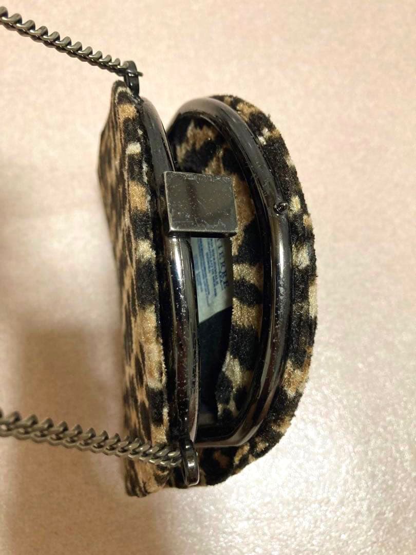 D&G ドルチェ&ガッパーナ ヒョウ柄 パーティー ポーチ がま口 アニマル