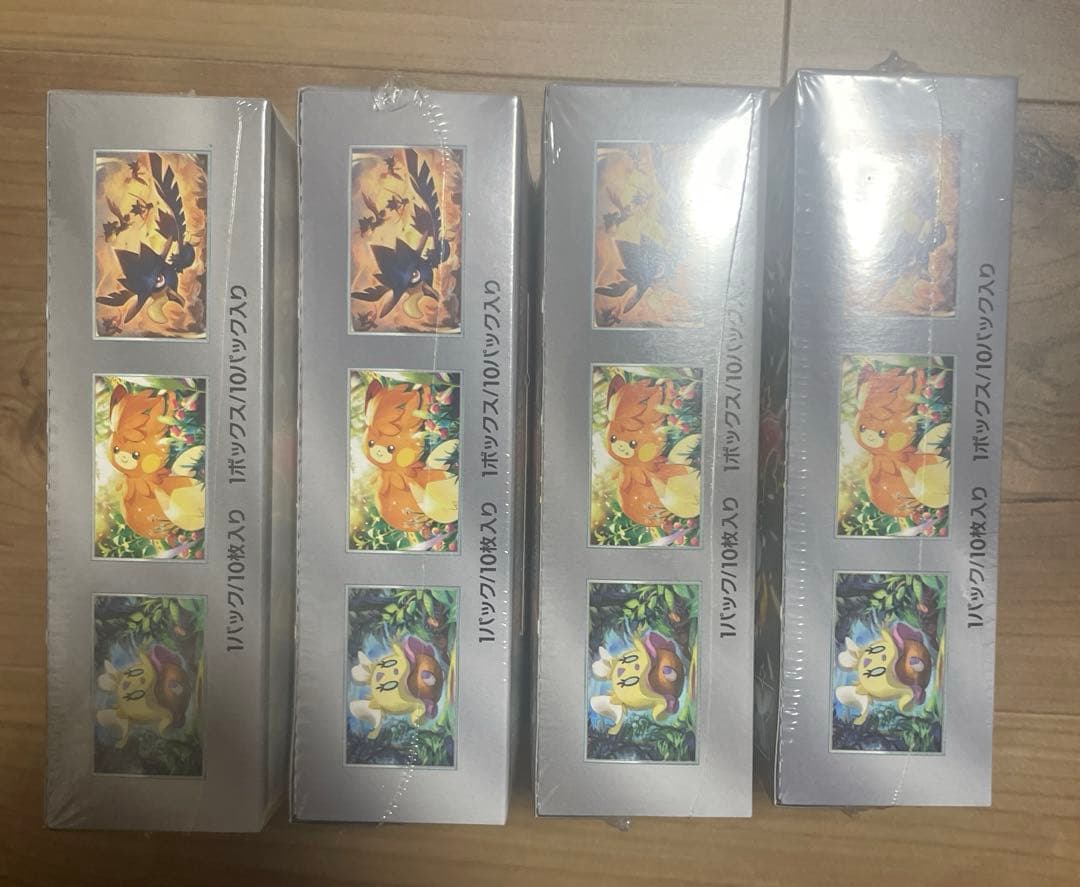 シャイニートレジャーex シュリンク付き　4box