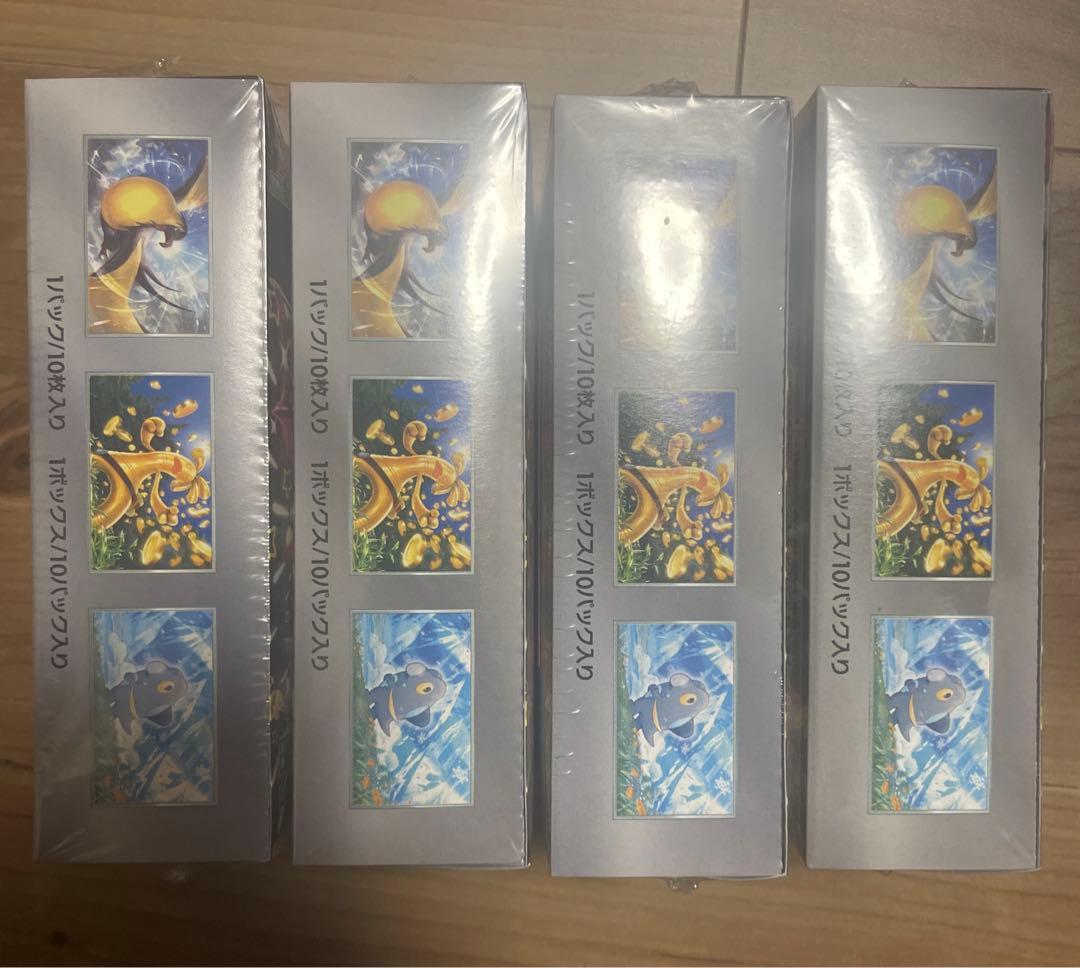 シャイニートレジャーex シュリンク付き　4box