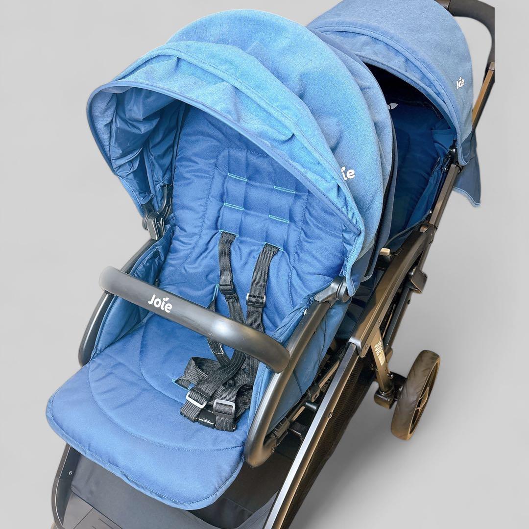 【美品】 Joie ジョイー　エヴァライトデュオ　二人乗りベビーカー　カトージ