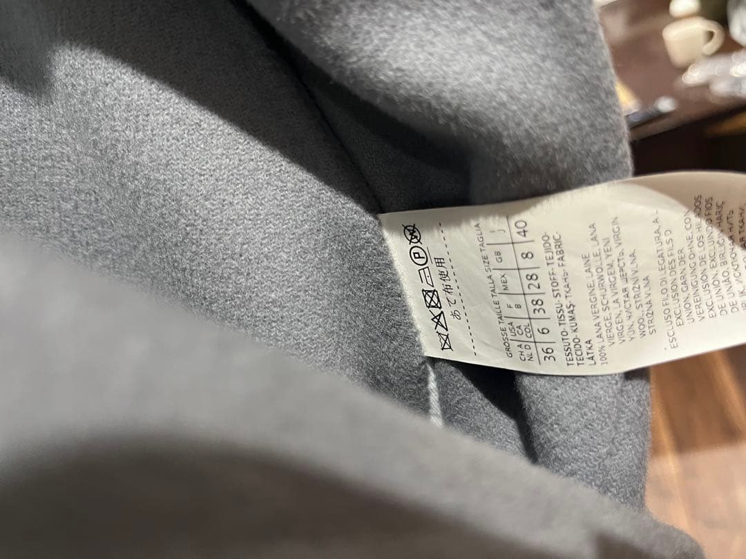 グレー ダブルボタン コート サイズ40