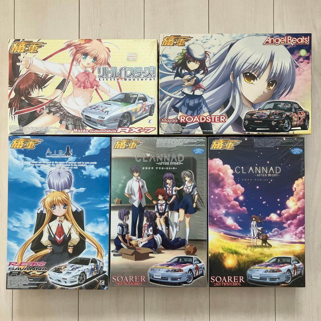 痛車シリーズ RX-7 ソアラ　ロードスター　だーまえ作品　5点セット