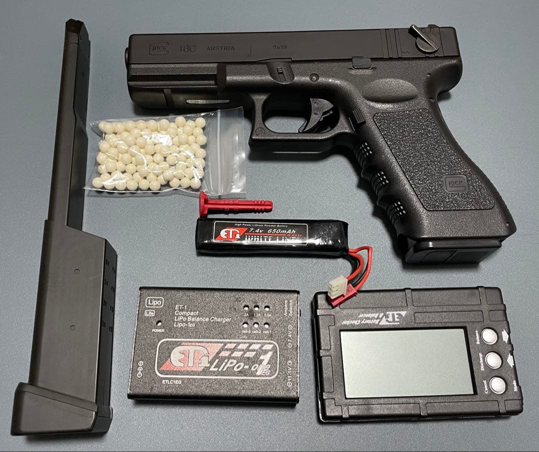 o*)様 東京マルイ　グロック　Glock 18c 電動ガン　セット