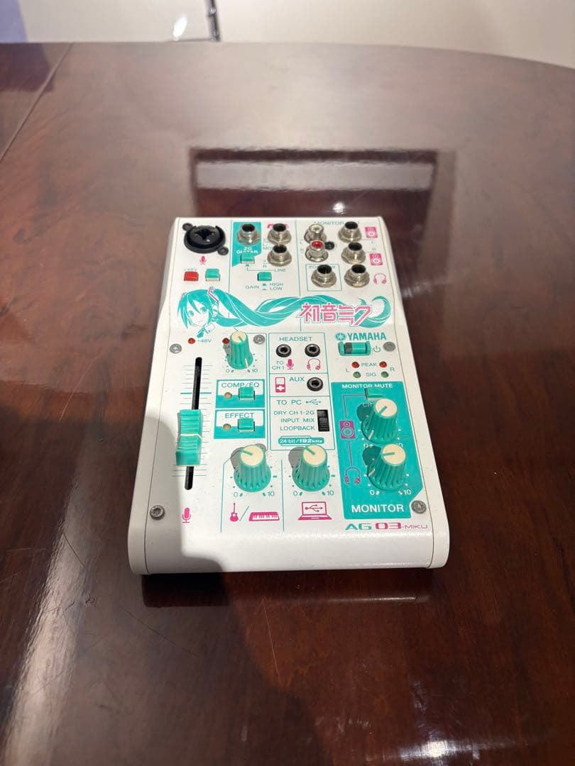 初音ミクコラボモデル ミキサー ヤマハ YAMAHA AG03