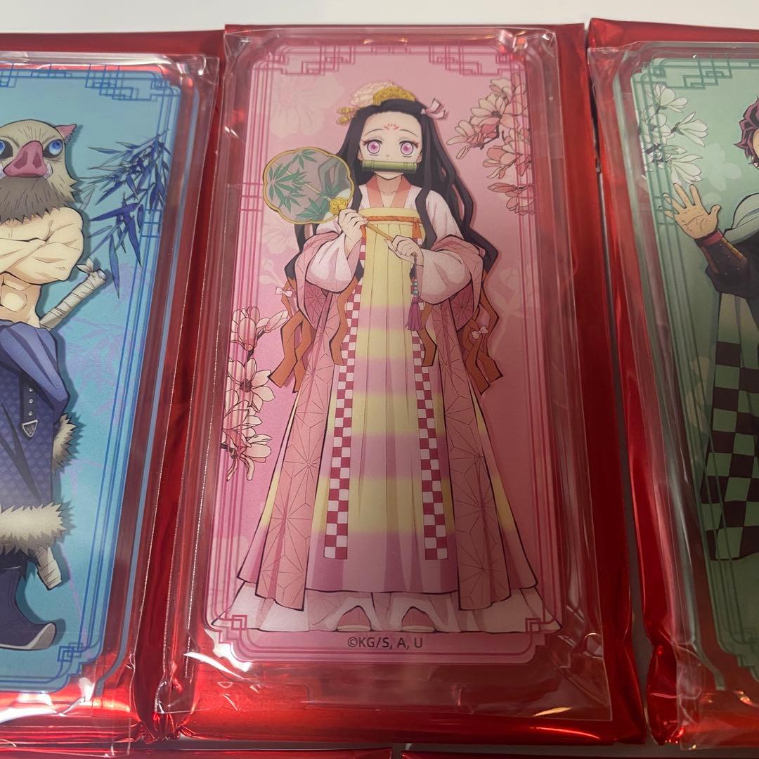 【新品未使用】鬼滅の刃 国風服 中国限定 第2弾　アクリルスタンド　7枚セット