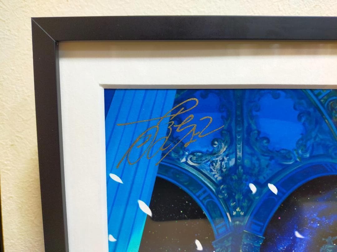 X-ART 藤ちょこ 直筆サイン入り複製原画 奏鳴の宙 光る美少女展5