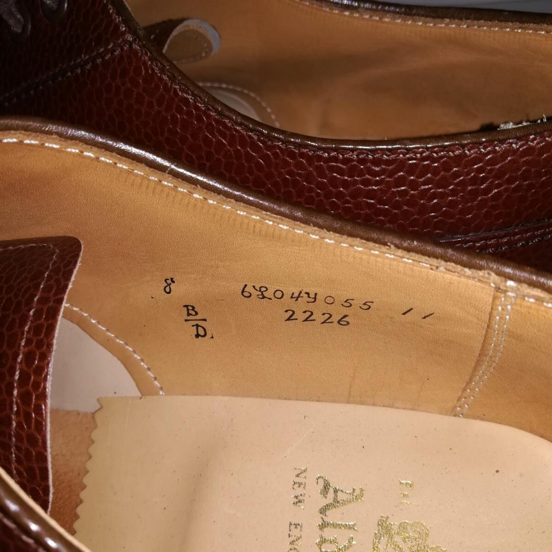 c0934 値下げ不可 未使用に近い オールデン 2226 Yチップ 8 D 茶