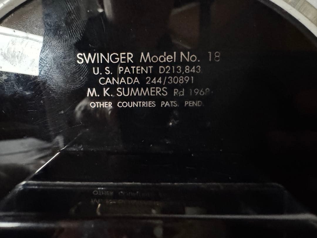 SWINGER No. 18 置き時計　アンティーク　激レア　1968年
