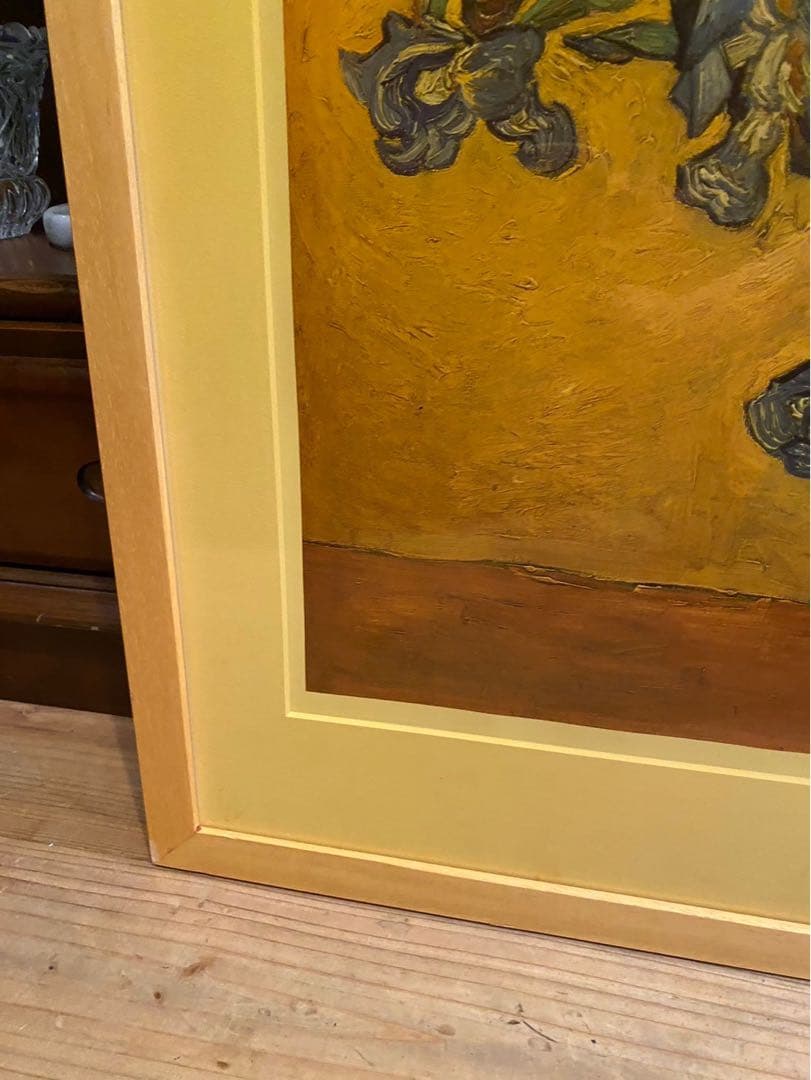 ゴッホ アイリス アート 額縁 インテリア