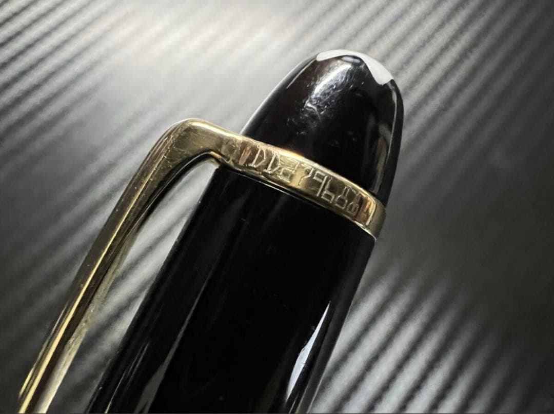 モンブラン 未使用に近い 144 ブラック 中白 M 万年筆