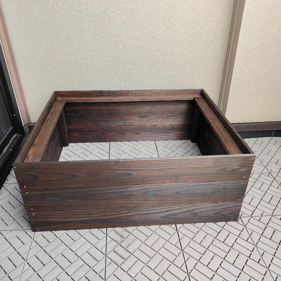 ビオトープ木枠　120L容器セット