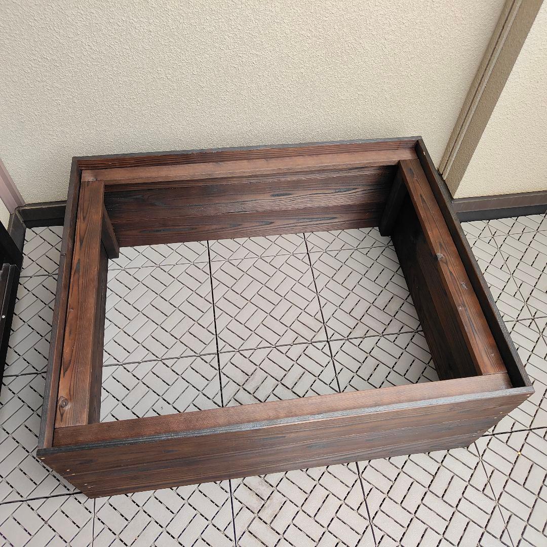 ビオトープ木枠　120L容器セット