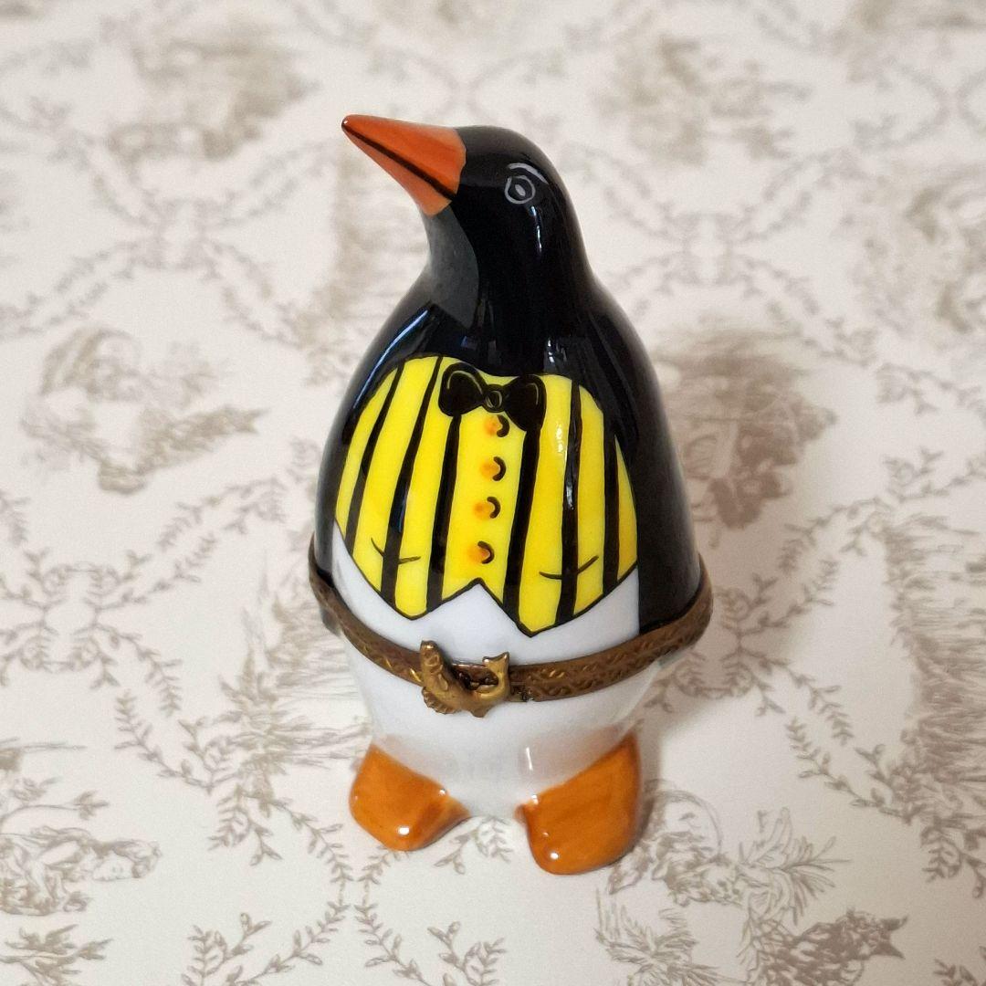 ★愛くるしい★ペンギン リモージュボックス