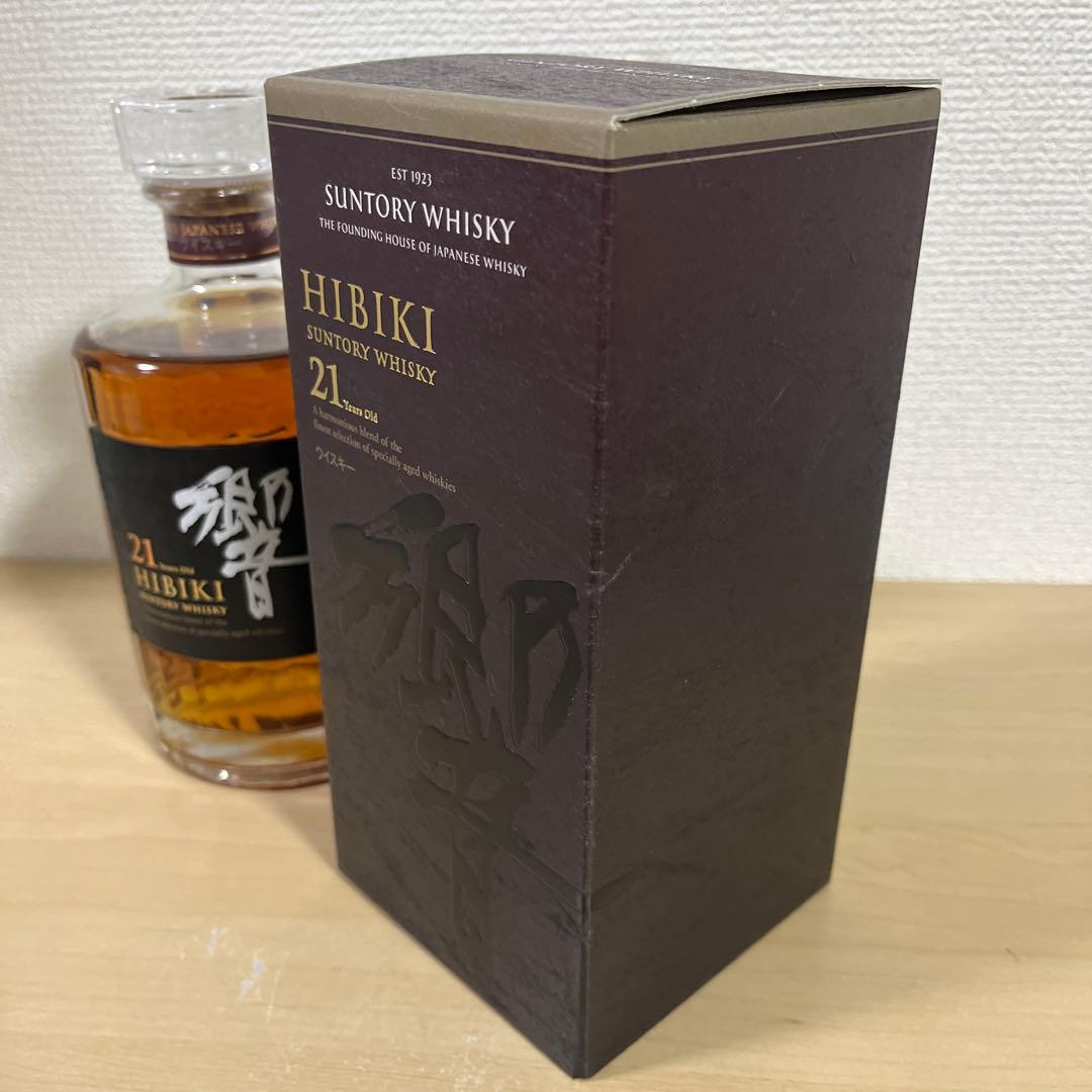 サントリーウイスキー 響21年HIBIKI 化粧箱あり